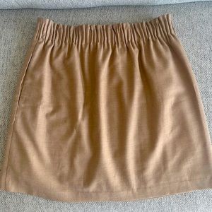 J. Crew linen cotton blend city skirt